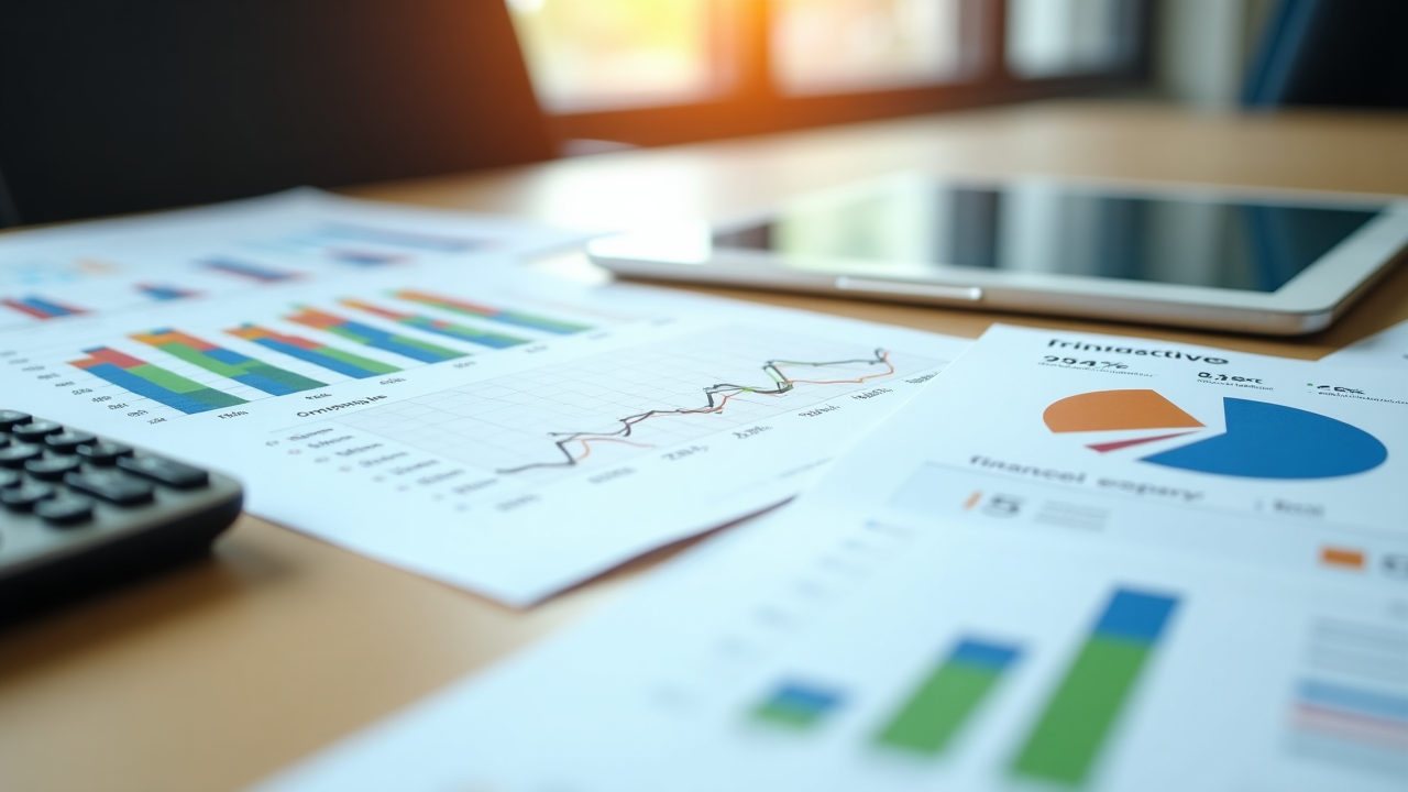 Financial analytics and charts